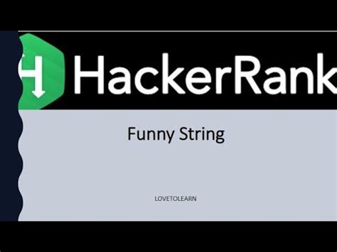 funny string hackerrank solution|Hackerrank .